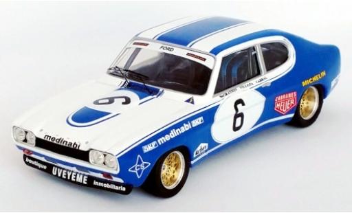 Diecast model cars Ford Capri RS 2600 No.6 Medinabi 4h Jarama 1975 J.de Bagration/E.de Villota/N.Cabral 1/43 Trofeu