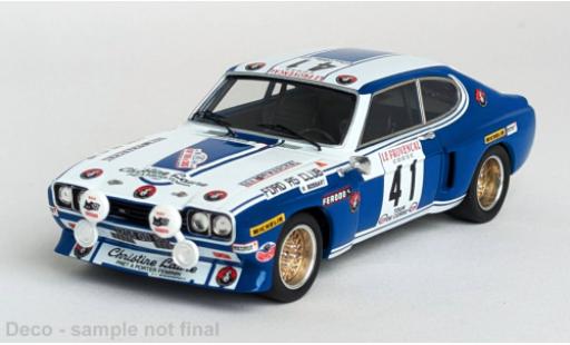 Diecast model cars Ford Capri RS 2600 Tour de Corse 1973 #41 1/43 Trofeu
