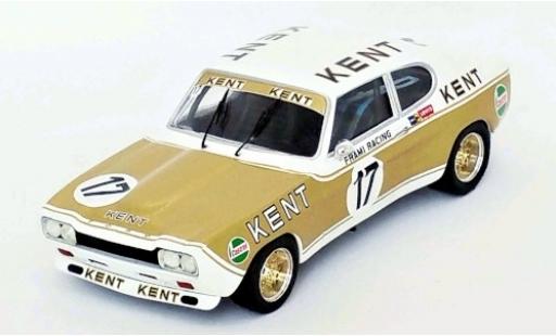 Diecast model cars Ford Capri RS 2600 MK I No.17 Kent ETCC N&Atilde;&frac14;rburgring 1972 K.Fritzinger/J-C.Franck 1/43 Trofeu