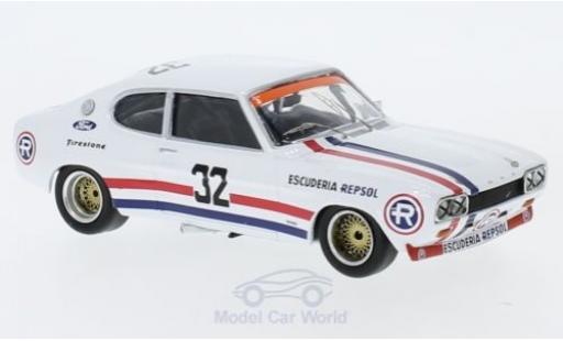 Diecast model cars Ford Capri RS 2600 MK I No.32 Vila Real 1972 R.Gimenez 1/43 Trofeu