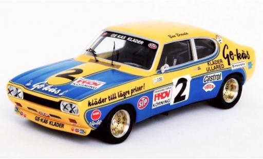 Diecast model cars Ford Capri RS 2600 MkI No.2 Kinnekulle Ring 1973 B.Brasta 1/43 Trofeu