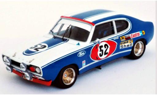 Diecast model cars Ford Capri RS 2600 MkI No.52 Motor Company Germany 24h Le Mans 1972 D.Glemser/A.Soler-Roig 1/43 Trofeu