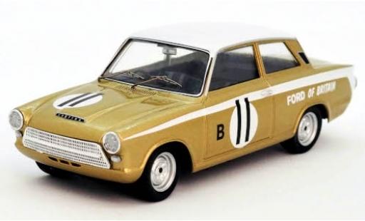 Diecast model cars Ford Cortina GT RHD No.11 of Britain 12h Marlboro Park 1963 H.Taylor/J.Blumer 1/43 Trofeu