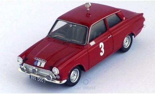 Diecast model cars Ford Cortina GT MKI RHD No.3 RAC Rally 1964 V.Elford/D.Stone 1/43 Trofeu