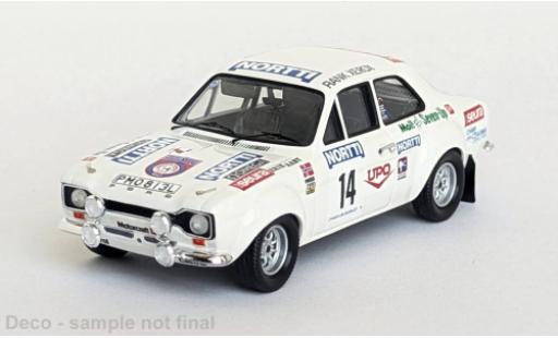Diecast model cars Ford Escort MK1 MK I 1000 Lakes Rally 1975 #14 1/43 Trofeu