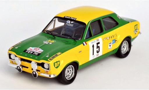 Diecast model cars Ford Escort MK1 MK I No.15 BP Rally WM Rally Portugal 1970 J.F.Piot/F.Murac 1/43 Trofeu