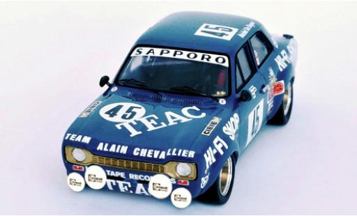 Diecast model cars Ford Escort MK1 MK I No.45 Teac 24h Spa 1975 D.Brillat/M.Noe 1/43 Trofeu