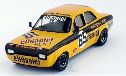 Diecast model cars Ford Escort MK1 MK I No.65 Vila do Conde 1977 D.Vidal 1/43 Trofeu