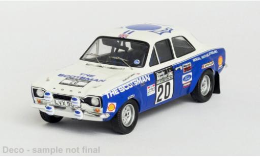 Diecast model cars Ford Escort MK1 MK I RAC Rally 1973 #20 1/43 Trofeu