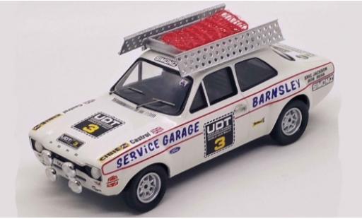 Diecast model cars Ford Escort MK1 MK I RHD No.3 World Cup Rally 1974 E.Jackson/R.Bean 1/43 Trofeu