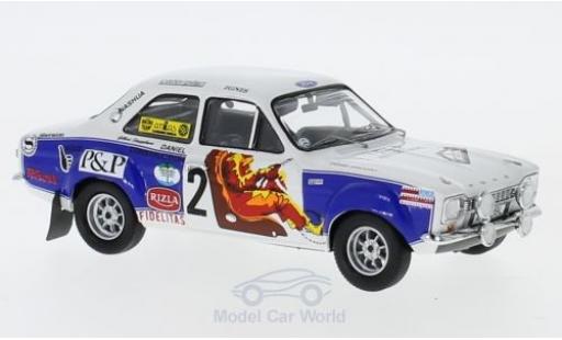 Diecast model cars Ford Escort RS 1600 MK I No.2 Rally Ypres 1974 G.Staepelaere/Jimmy 1/43 Trofeu