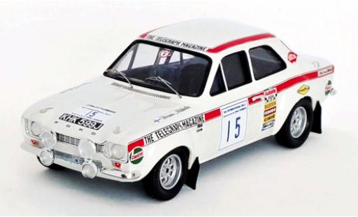 Diecast model cars Ford Escort MK1 MK I TC No.15 RAC Rally 1970 H.Mikkola/G.Palm 1/43 Trofeu