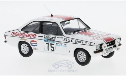 Diecast model cars Ford Escort Rally MK II 1600 RHD No.75 Crystal WM RAC 1977 M.Jackson/S.Howard 1/43 Trofeu