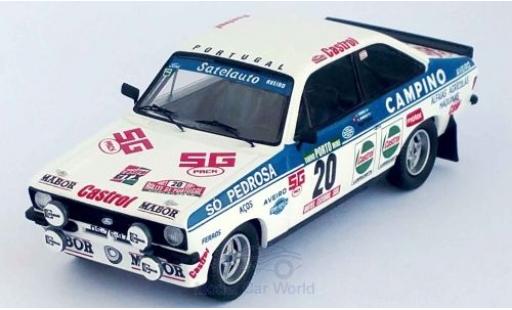 Diecast model cars Ford Escort Rally MK II No.20 WM Portugal 1981 C.Torres/A.Morais 1/43 Trofeu