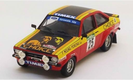 Diecast model cars Ford Escort Rally MK II No.25 Choice WM Portugal 1978 G.Salvi/Z.Matriculas 1/43 Trofeu
