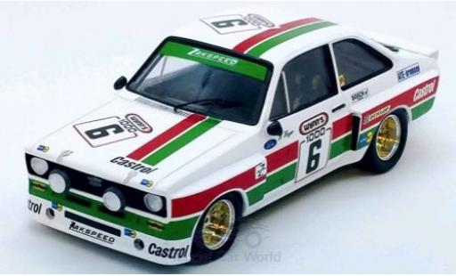Diecast model cars Ford Escort Rally MK II No.6 Zakspeed Castrol 1000 Km Kyalami 1975 H.Heyer/J.Mass/P.Hennige 1/43 Trofeu