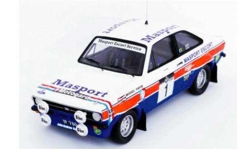 Diecast model cars Ford Escort RS 1800 MK II No.1 Masport Rally WM Rally New Zealand 1978 R.Brookes/C.Porter 1/43 Trofeu