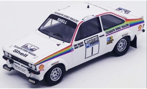 Diecast model cars Ford Escort RS 1800 MK II No.1 Rally WM RAC Rally 1976 T.Makinen/H.Liddon 1/43 Trofeu
