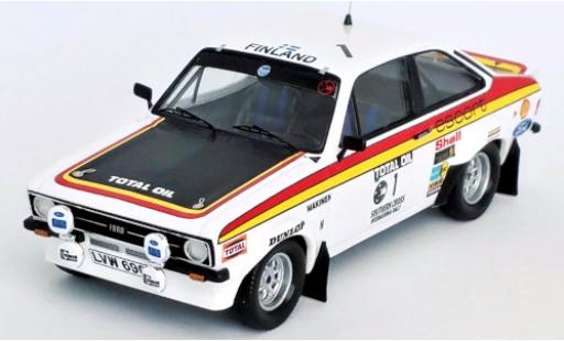 Diecast model cars Ford Escort RS 1800 Mk II No.1 Southern Cross Rally 1976 T.M&Atilde;&curren;kinen/H.Liddon 1/43 Trofeu
