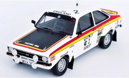 Diecast model cars Ford Escort RS 1800 Mk II RHD No.2 Southern Cross Rally 1976 R.Clark/H.Porter 1/43 Trofeu