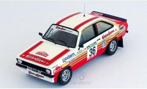 Diecast model cars Ford Escort RS 2000 MK II No.36 Rally WM Rally Portugal 1982 R.Souto/E.Cid 1/43 Trofeu