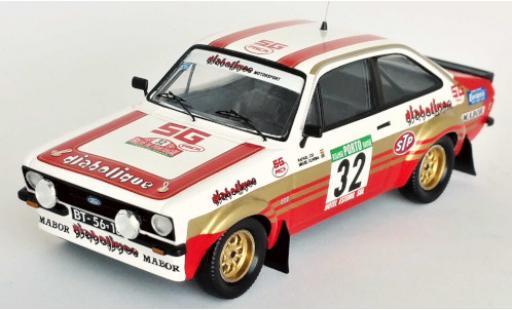 Diecast model cars Ford Escort RS MK II No.32 Diabolique Rally WM Rally Portugal 1981 R.Cid/M.Oliveira 1/43 Trofeu