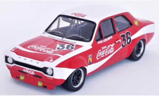 Diecast model cars Ford Escort MK1 No.36 Mantorp Park 1972 S.Axelsson 1/43 Trofeu