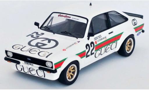 Diecast model cars Ford Escort Rally MK2 No.22 Autocal-Novauto Estoril 1985 J.Santos/J.Bessa 1/43 Trofeu