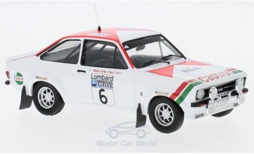 Diecast model cars Ford Escort RS 1800 MK2 No.6 Marlboro Rally WM RAC Rally 1978 with Decals A.Vatanen/O.Bryant 1/43 Trofeu