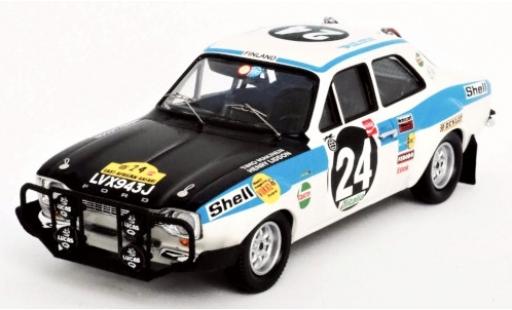 Diecast model cars Ford Escort MK1 MkI No.24 East African Safari Rally 1971 T.Makinen/H.Liddon 1/43 Trofeu