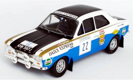 Diecast model cars Ford Escort RS 1600 MkI No.22 Daily Express RAC Rally 1970 R.Clark/J.Porter 1/43 Trofeu