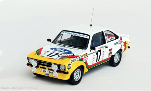Diecast model cars Ford Escort Berlina MKII Boucles de Spa 1979 #17 1/43 Trofeu