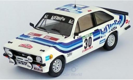 Diecast model cars Ford Escort Rally MKII No.30 WM Portugal 1980 J.M.Cunha/J.Barreto 1/43 Trofeu