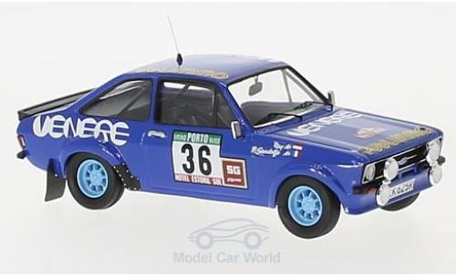 Diecast model cars Ford Escort Rally MKII No.36 Venere/Publimmo Portugal 1980 Ray/P.Gandolfo 1/43 Trofeu
