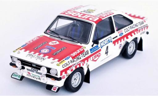 Diecast model cars Ford Escort Rally MkII No.4 Colt Racing Team 1000 Lakes 1975 T.Makinen/H.Liddon 1/43 Trofeu