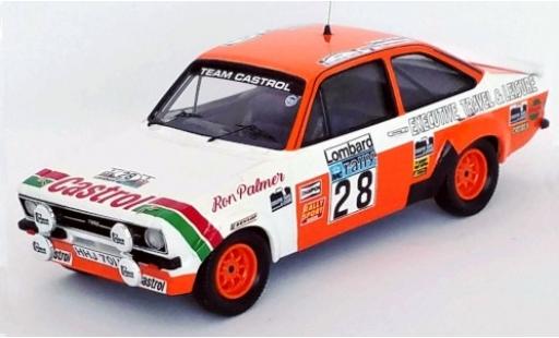 Diecast model cars Ford Escort Rally MkII RHD No.28 Team Castrol Castrol RAC 1978 M.Wilson/R.Palmer 1/43 Trofeu