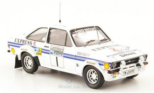 Diecast model cars Ford Escort RS 1800 MKII No.1 Express Rally WM RAC Rally 1977 R.Clark/S.Pegg 1/43 Trofeu