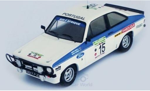 Diecast model cars Ford Escort RS 2000 MKII No.15 Rally WM Rally Bandama 1979 C.Torres/M.Oliveira 1/43 Trofeu