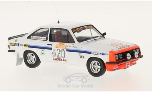 Diecast model cars Ford Escort RS 2000 MKII No.20 Rally WM Rally San Remo 1979 A.Presotto/M.Sghedoni 1/43 Trofeu