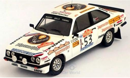 Diecast model cars Ford Escort RS 2000 MKII No.53 Rally WM Rally San Remo 1980 M.Marchesini/G.Caorsi 1/43 Trofeu