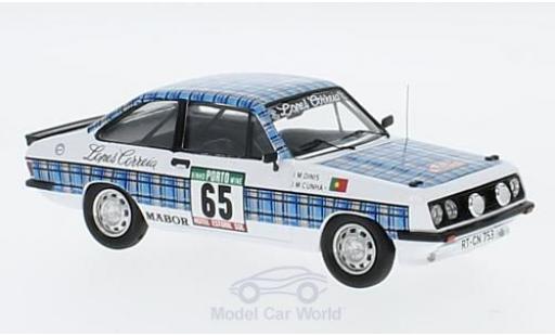 Diecast model cars Ford Escort RS 2000 MKII RS2000 No.65 Lopes Correia Rally WM Rally Portugal 1978 J.M.Cunha/J.M.Diniz 1/43 Trofeu