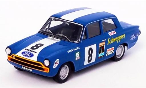 Diecast model cars Lotus Cortina Base No.8 Team Palma Montes Claros 1969 F.Santos 1/43 Trofeu