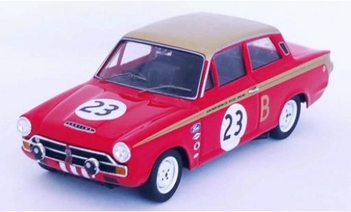Diecast model cars Lotus Cortina Base RHD No.23 Alan Mann Racing 12h Marlboro Park 1966 J.Whitmore/F.Gardner 1/43 Trofeu
