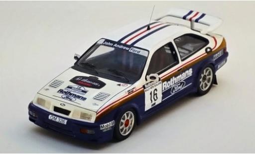 Diecast model cars Ford Sierra Cosworth RS No.16 John Andrew Rothmans Rally WM Rally New Zealand 1989 S.Al-Hajri/S.Bond 1/43 Trofeu