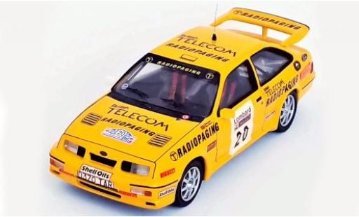 Diecast model cars Ford Sierra Cosworth RS No.20 British Telecom Radiopaging Rally WM RAC Rally 1987 M.Lovell/R.Freeman 1/43 Trofeu
