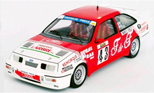 Diecast model cars Ford Sierra Cosworth RS No.43 Rally WM Rally Monte Carlo 1988 J.P.Rouget/F.Lelievre 1/43 Trofeu