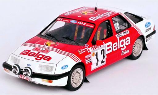 Diecast model cars Ford Sierra XR 4x4 No.12 Belga Rally WM Rally Monte Carlo 1987 R.Droogmans/R.Joosten 1/43 Trofeu