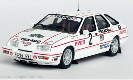 Diecast model cars Ford Sierra XR 4x4 Rally Sweden 1987 #2 1/43 Trofeu