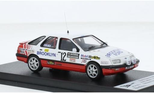 Diecast model cars Ford Sierra XR 4x4 RHD No.12 National Breakdown Rally 1987 1/43 Trofeu
