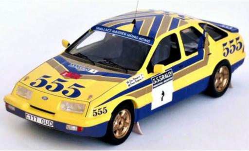 Diecast model cars Ford Sierra XR 4x4 XR4x4 No.1 555 Rally Hong Kong - Peking 1987 S.Blomqvist/B.Berglund 1/43 Trofeu